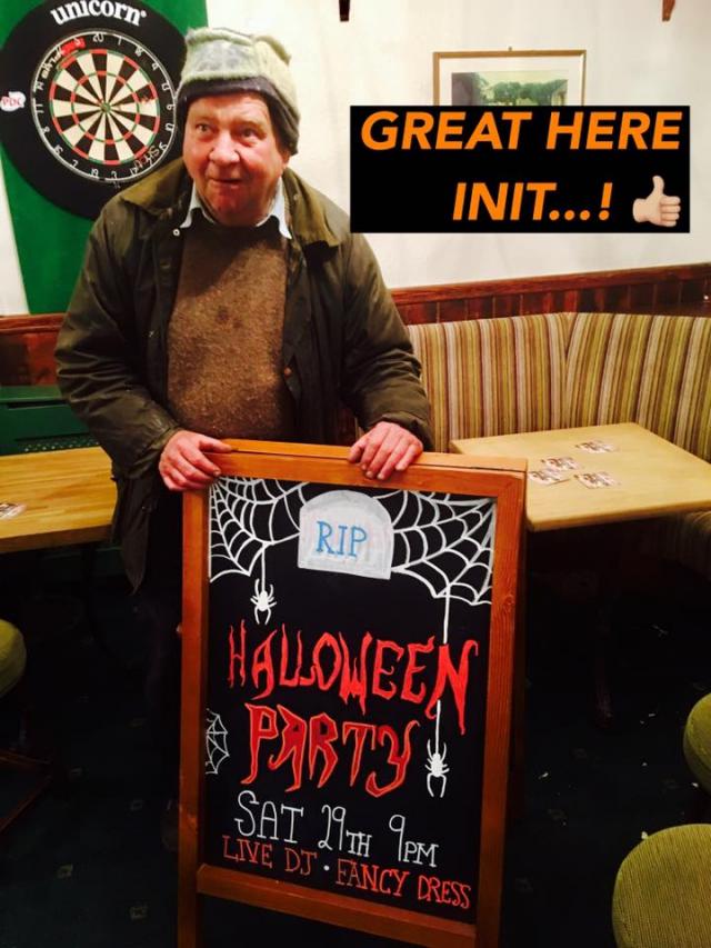 Lawrence is looking forward to welcoming you to our Halloween party !! #angarrackinn #oct29saturday #livedj #fancydress Lawrence is looking forward to welcoming you to our Halloween party !! #angarrackinn #oct29saturday #livedj #fancydress